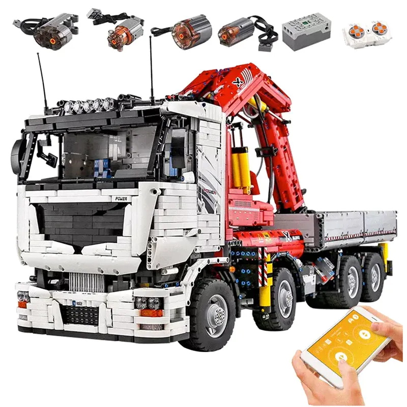 REMOTE CONTROLLED CRANE TRUCK | 8238PCS