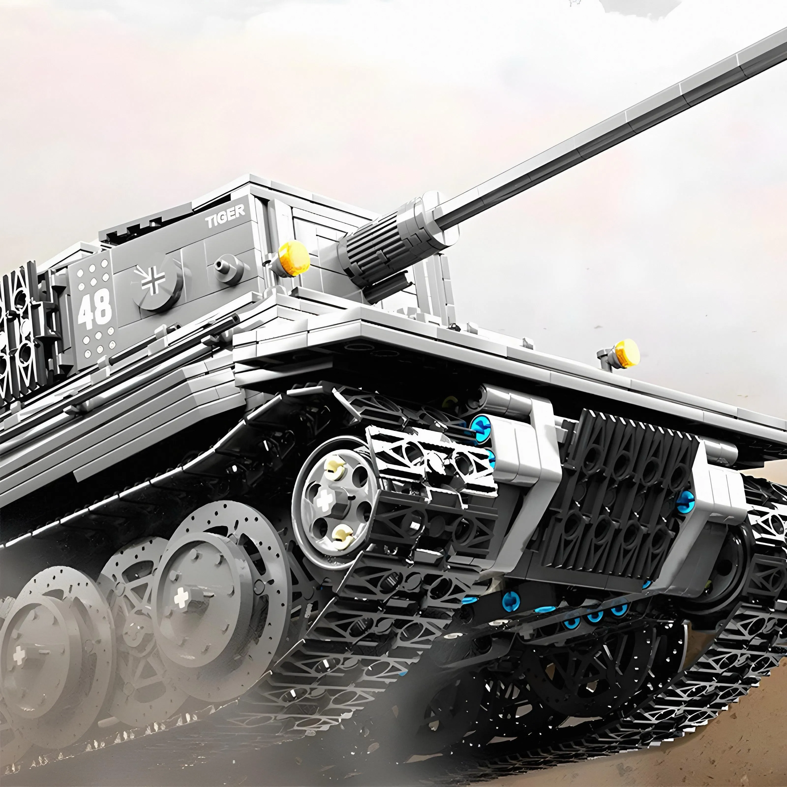 REMOTE CONTROLLED TIGER TANK | 2236PCS