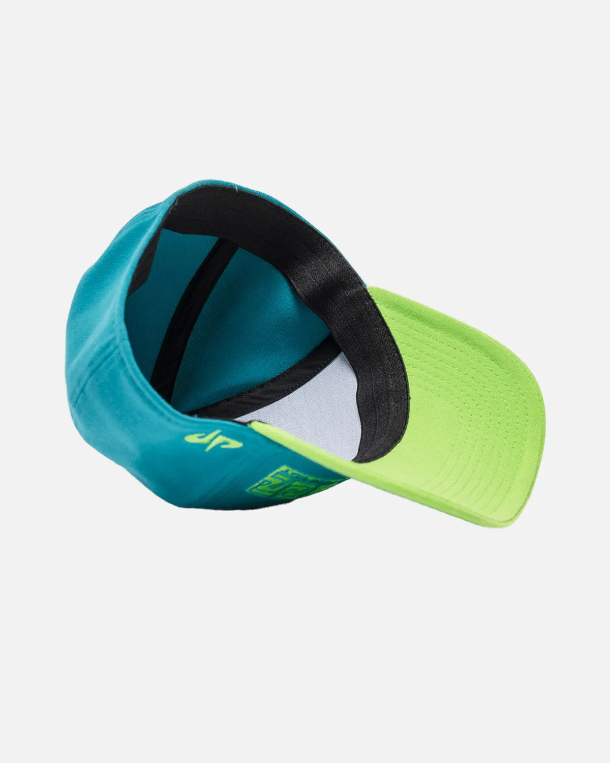 Repeater Stretch Fit Hat (Teal/Lime)