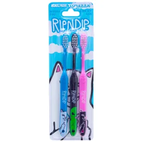 RIPNDIP Characters Toothbrush 3 Pack