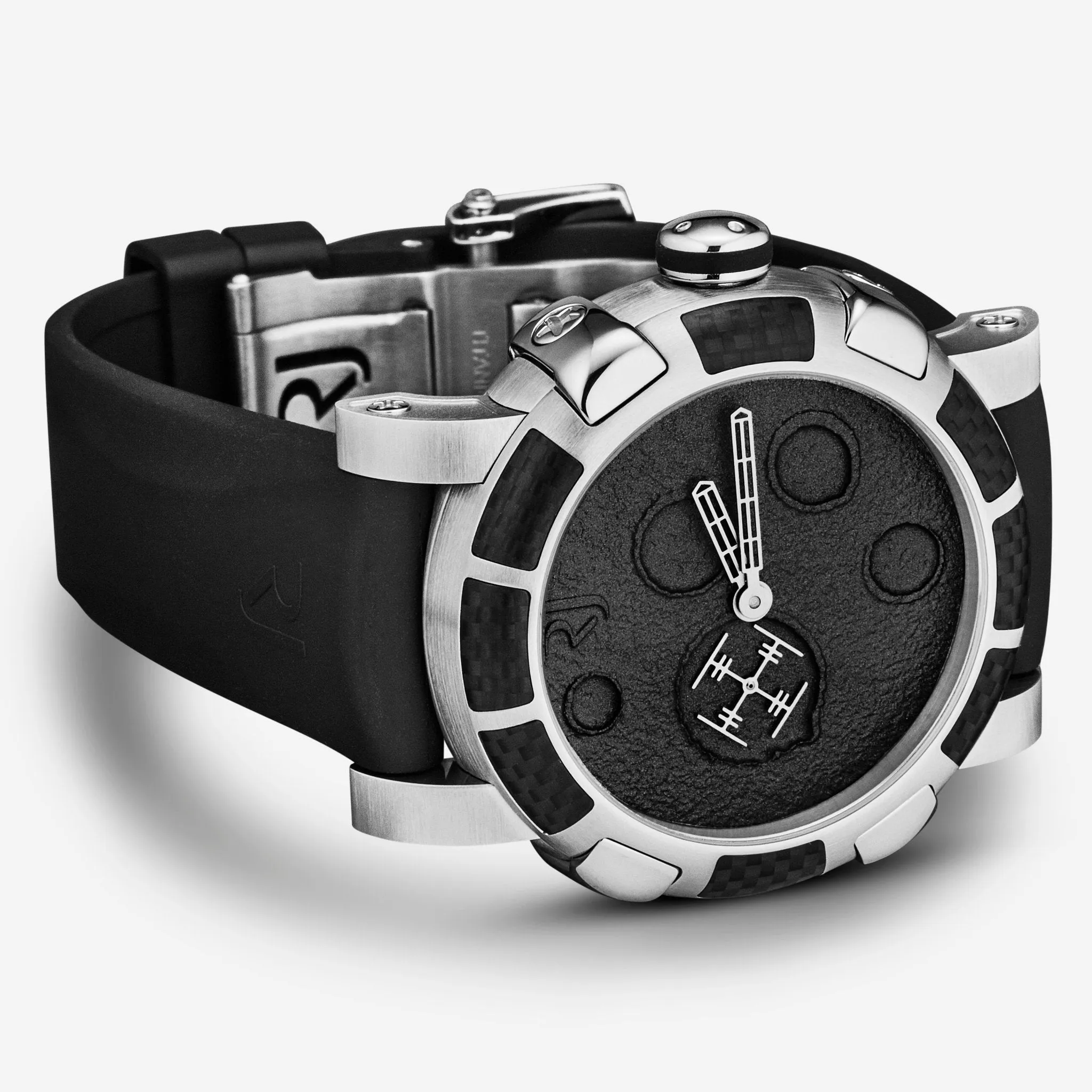 Romain Jerome Moon Dust Black Dial Automatic Men's Watch RJMDAU.101.10