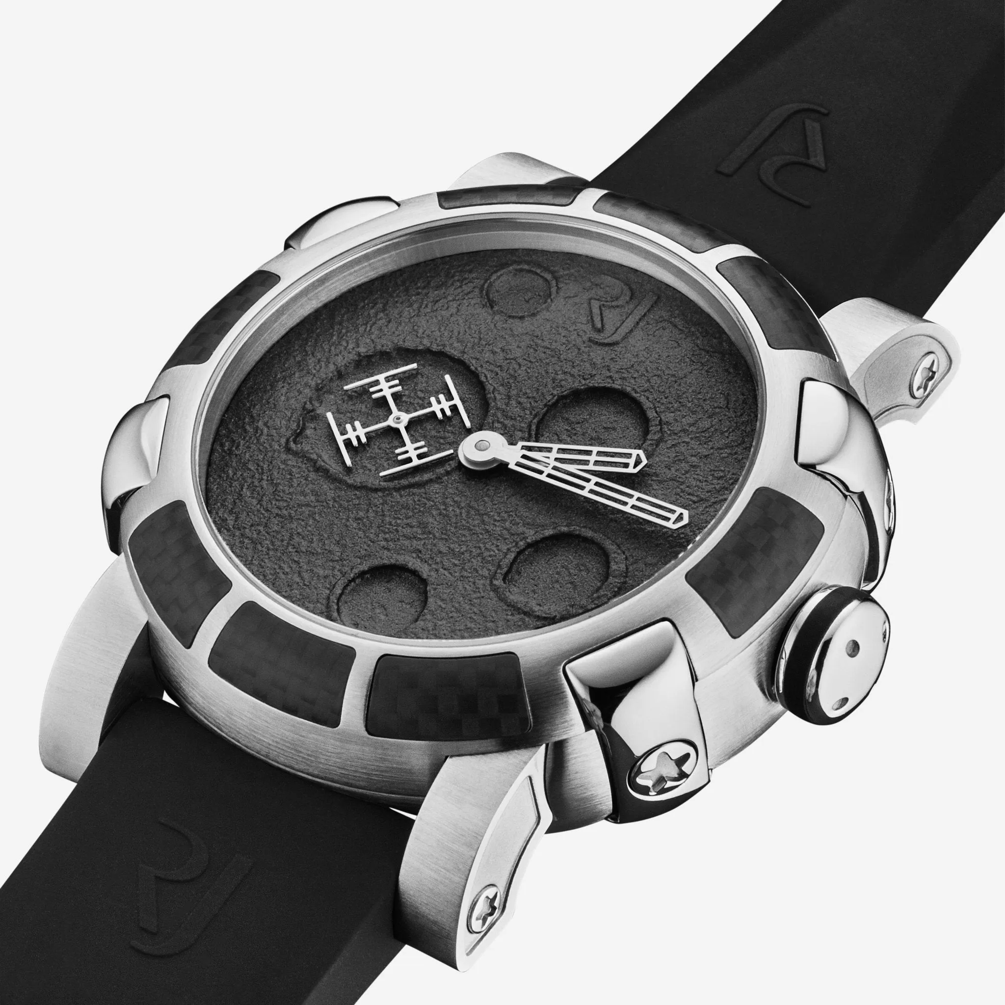 Romain Jerome Moon Dust Black Dial Automatic Men's Watch RJMDAU.101.10