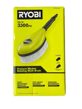 RYOBI Rotating Wash Brush/Brush Kit