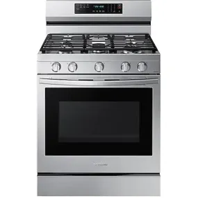 Samsung 30-inch Freestanding Gas Range with WI-FI Connect NX60A6711SS/AA