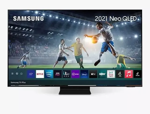 Samsung QE75QN90A (2021) Neo QLED HDR 2000 4K Ultra HD Smart TV, 75 inch with TVPlus-Freesat HD, Black