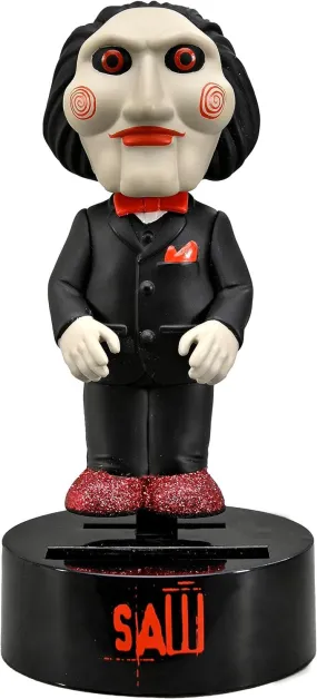 SAW Billy the Puppet - Solar Powered Body Knocker - Horror Figurine