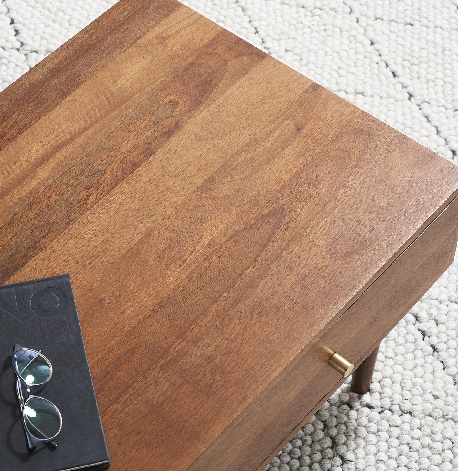 Scandinavian Walnut Oslo Storage Coffee Table