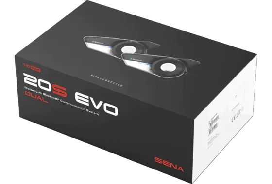 Sena 20S EVO HD Bluetooth Headset - Dual Pack