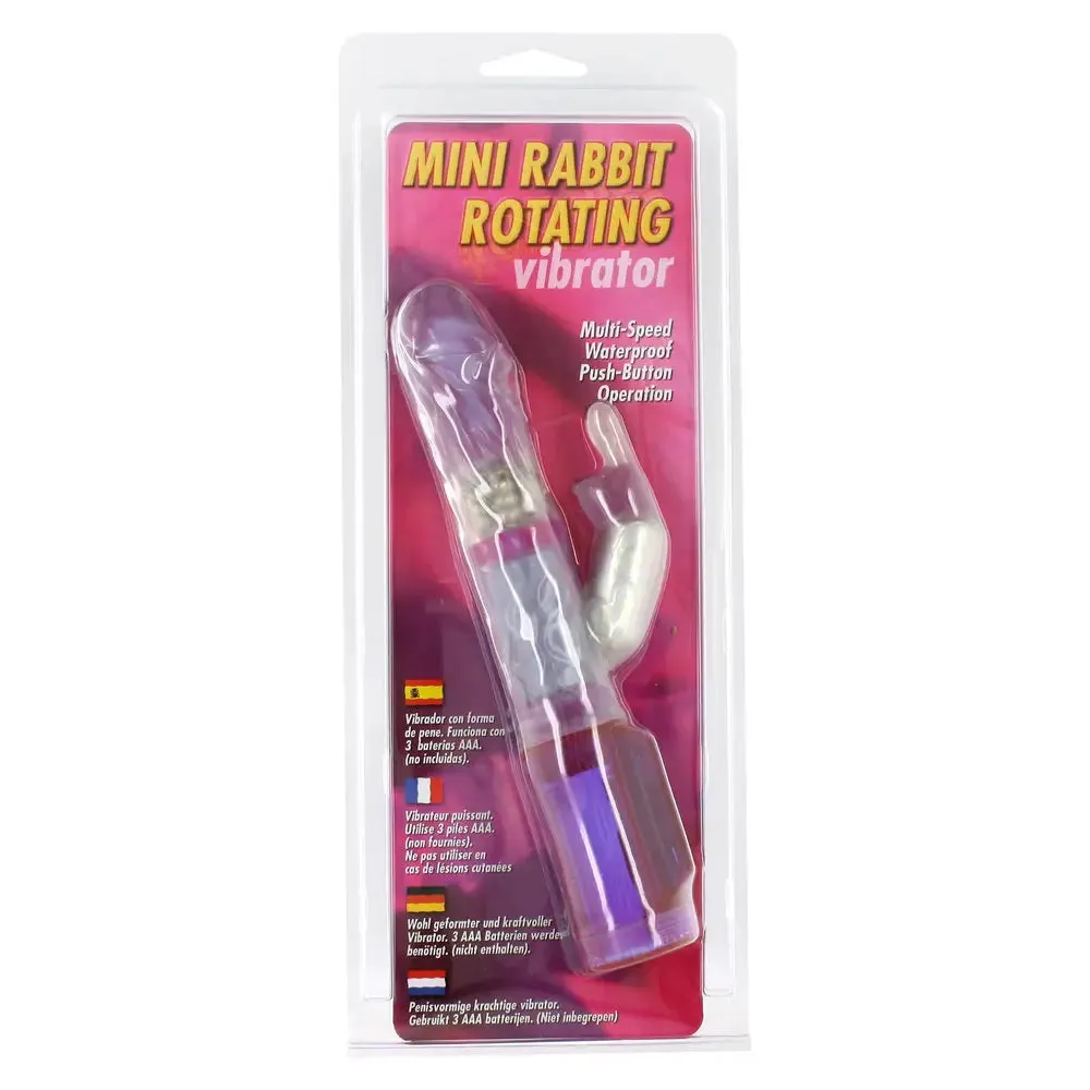 Seven Creations Purple Multispeed Mini Rotating Rabbit Vibrator