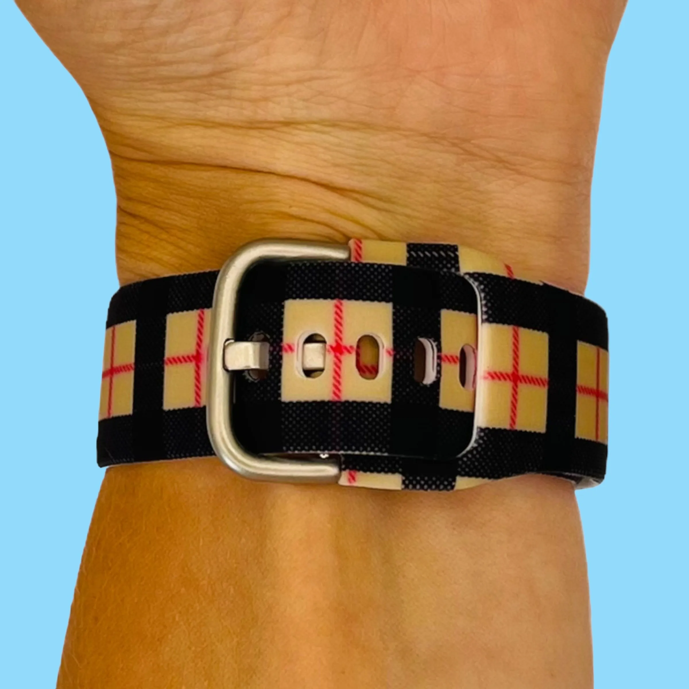 Silicone Pattern Watch Straps compatible with the Quicksilver 20mm Range