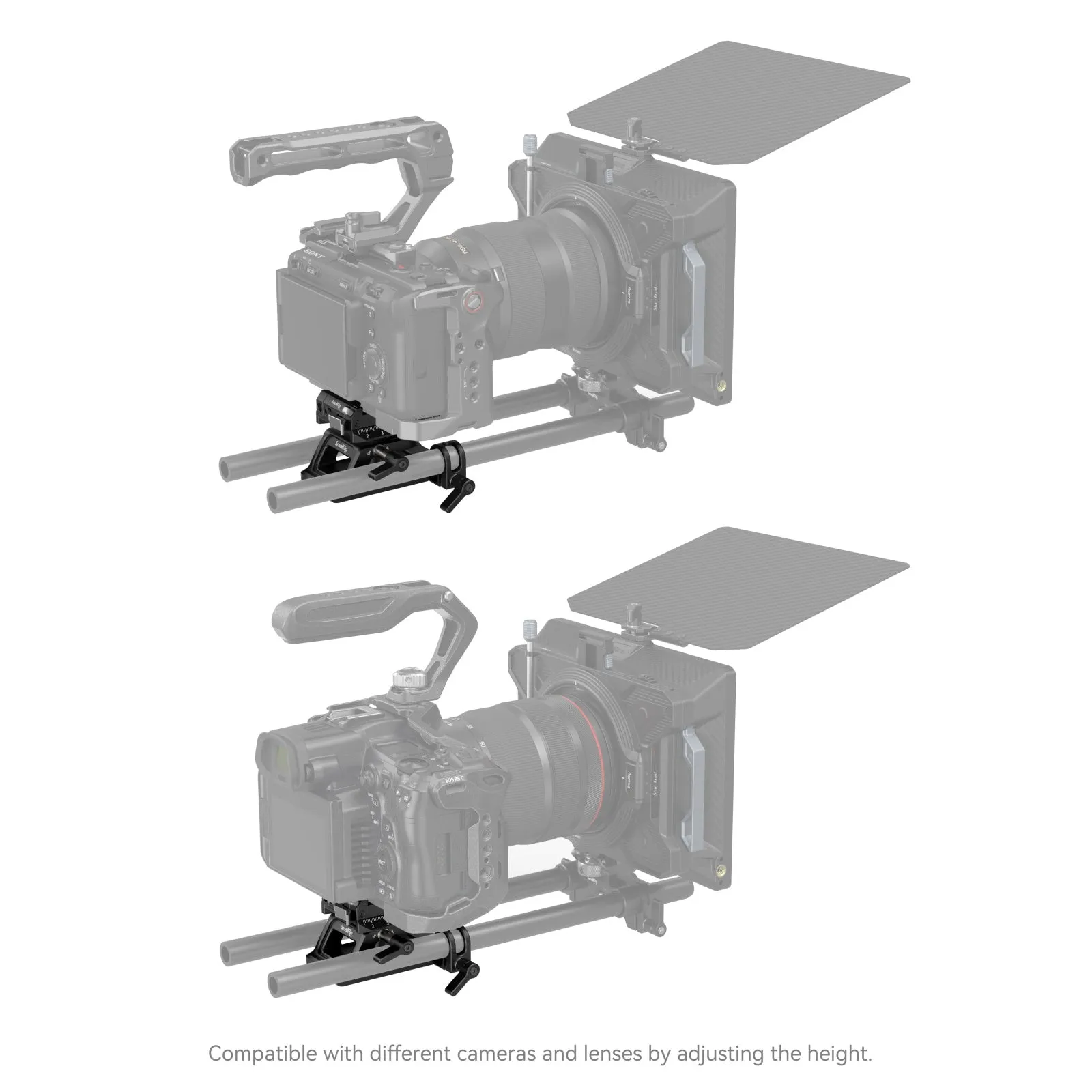 SmallRig Universal Arca-Swiss Height Adjustable Mount Plate Kit