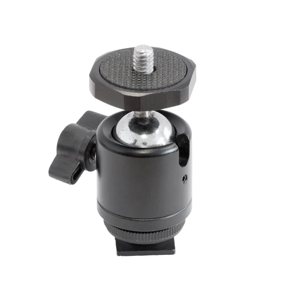 Smartphone Clamp with Mini Hot-Shoe Mount Ball Head