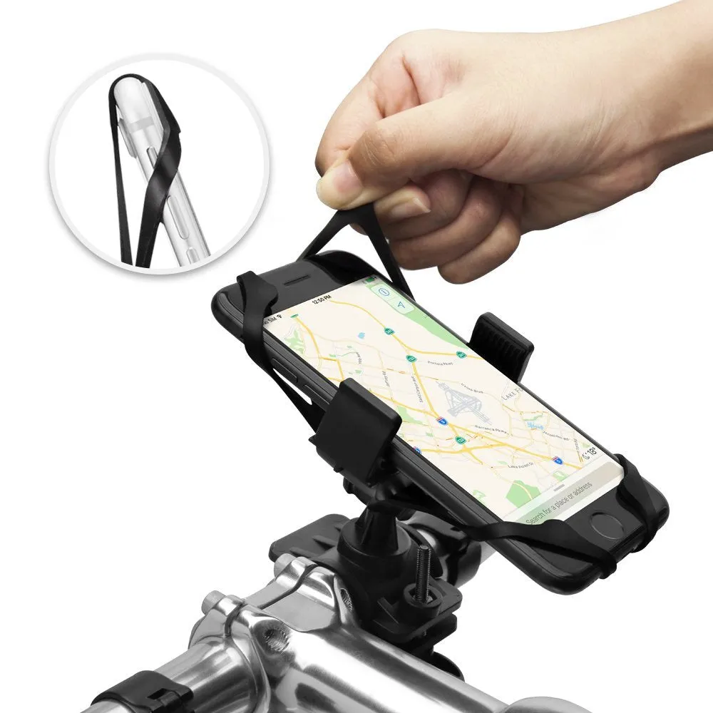 Spigen Velo A250 Bike Phone Mount Holder & Motorcycle Phone Mount Holder (Black)