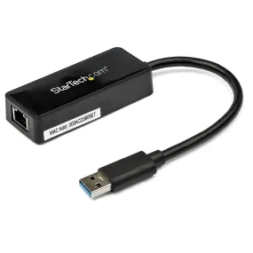 Startech.Com Usb 3.0 Ethernet Adapter - Usb 3.0 Network Adapter Nic With Usb Port - Usb To Rj45 - Usb Passthrough (Usb31