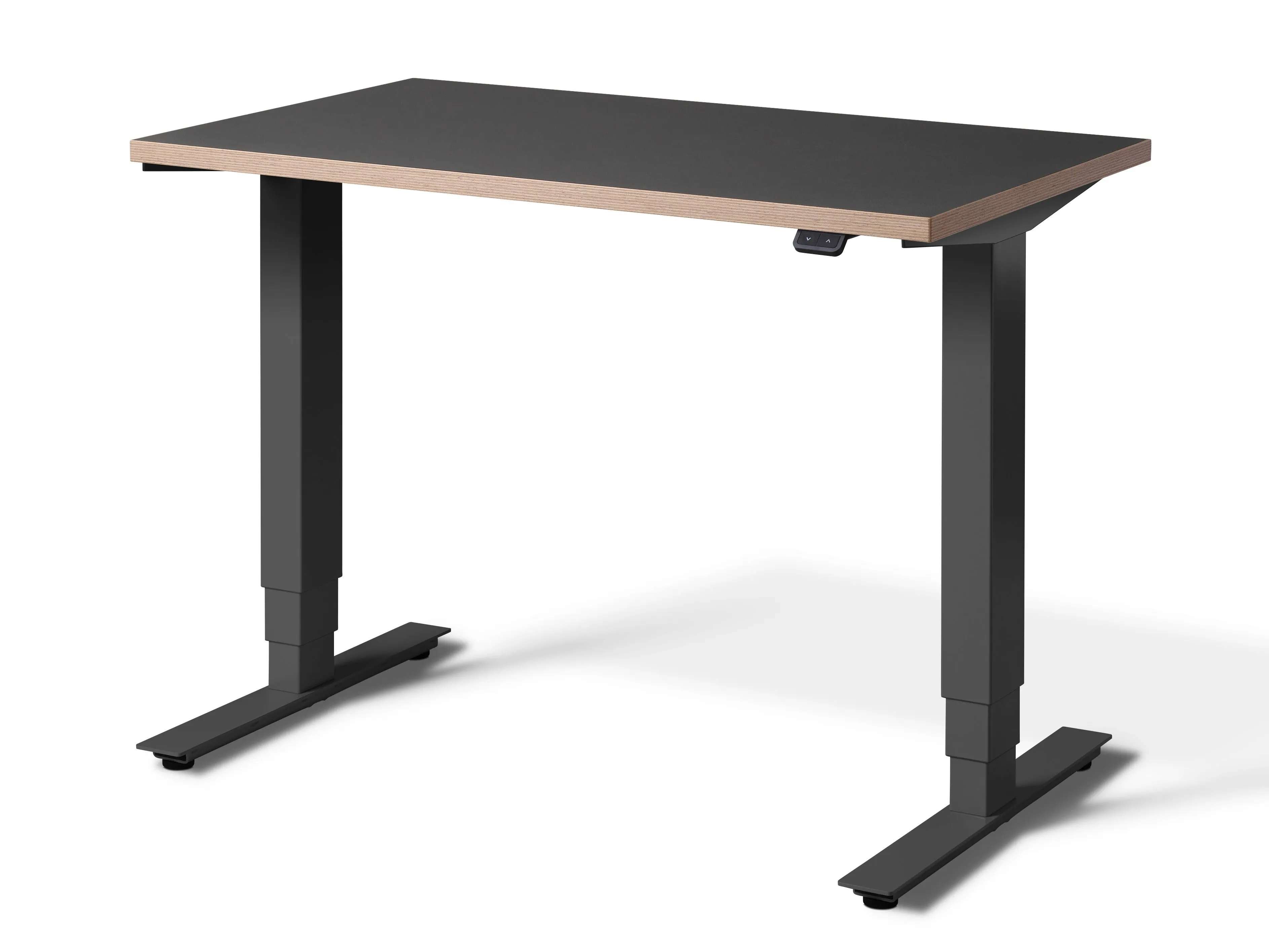 Stockholm Small Adjustable Standing Desk - Anthracite edition 1m x 0.6m (with Bluetooth Control)