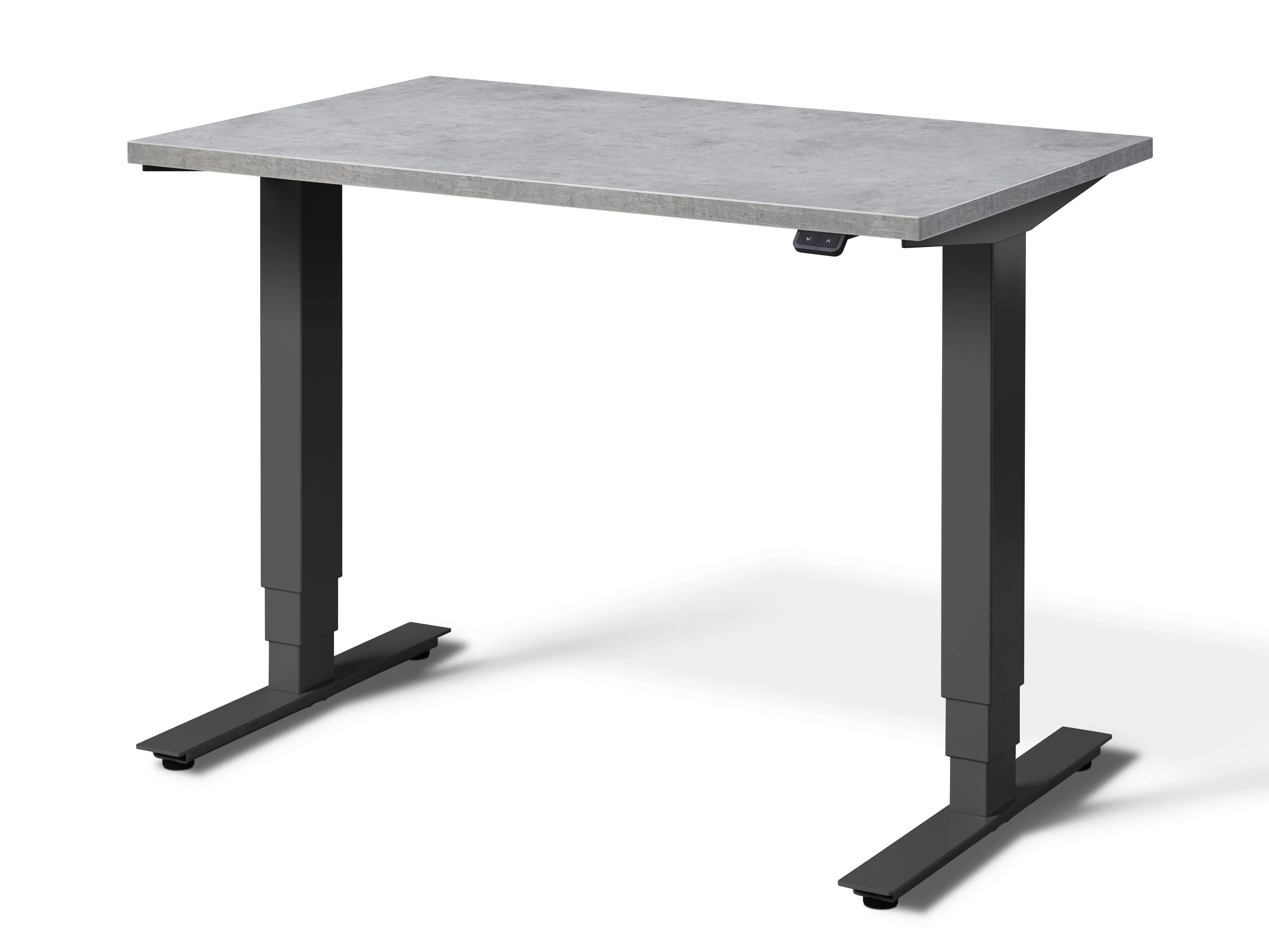 Stockholm Small Adjustable Standing Desk - Anthracite edition 1m x 0.6m (with Bluetooth Control)