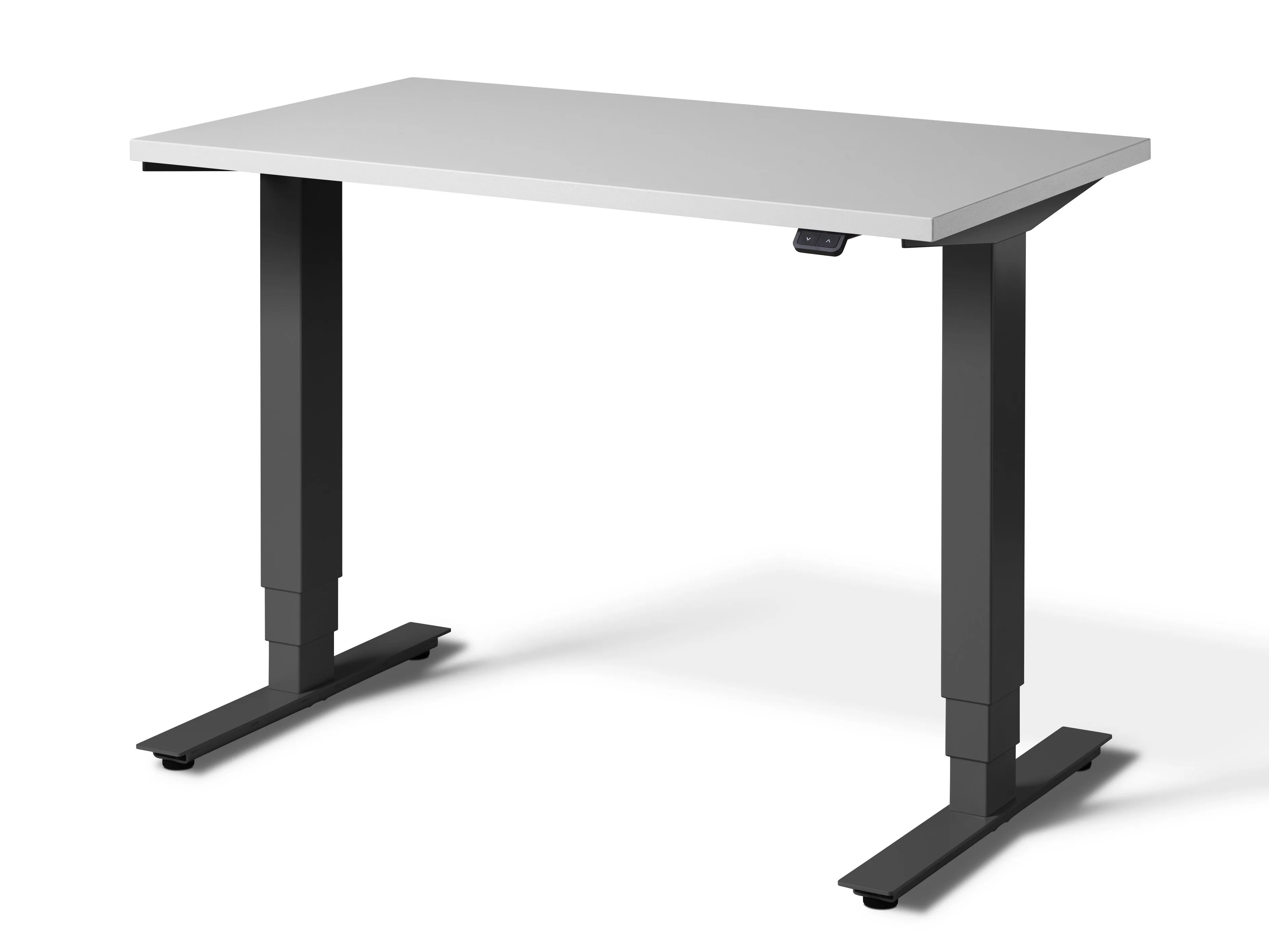 Stockholm Small Adjustable Standing Desk - Anthracite edition 1m x 0.6m (with Bluetooth Control)