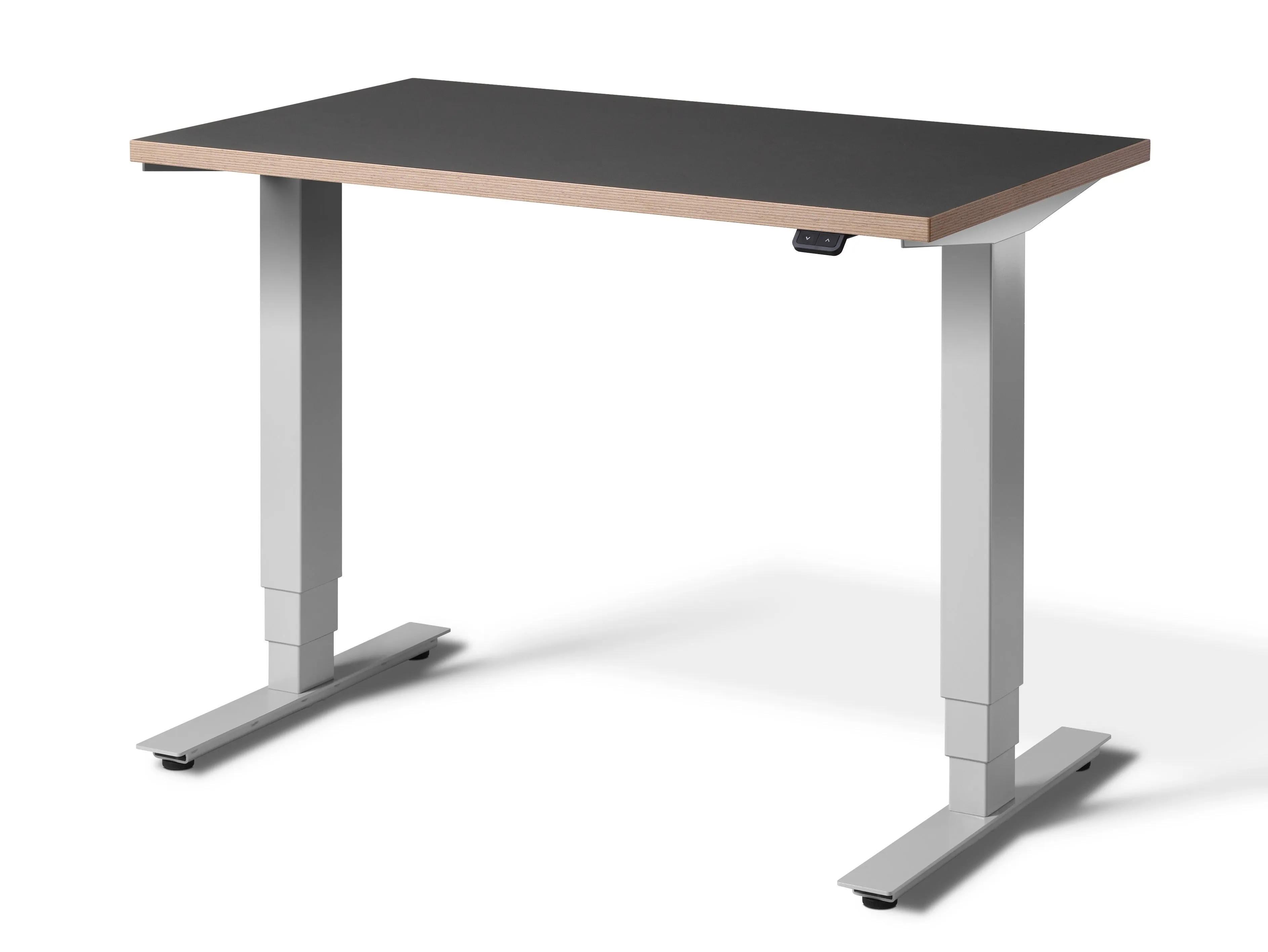 Stockholm Small Adjustable Standing Desk - Anthracite edition 1m x 0.6m (with Bluetooth Control)