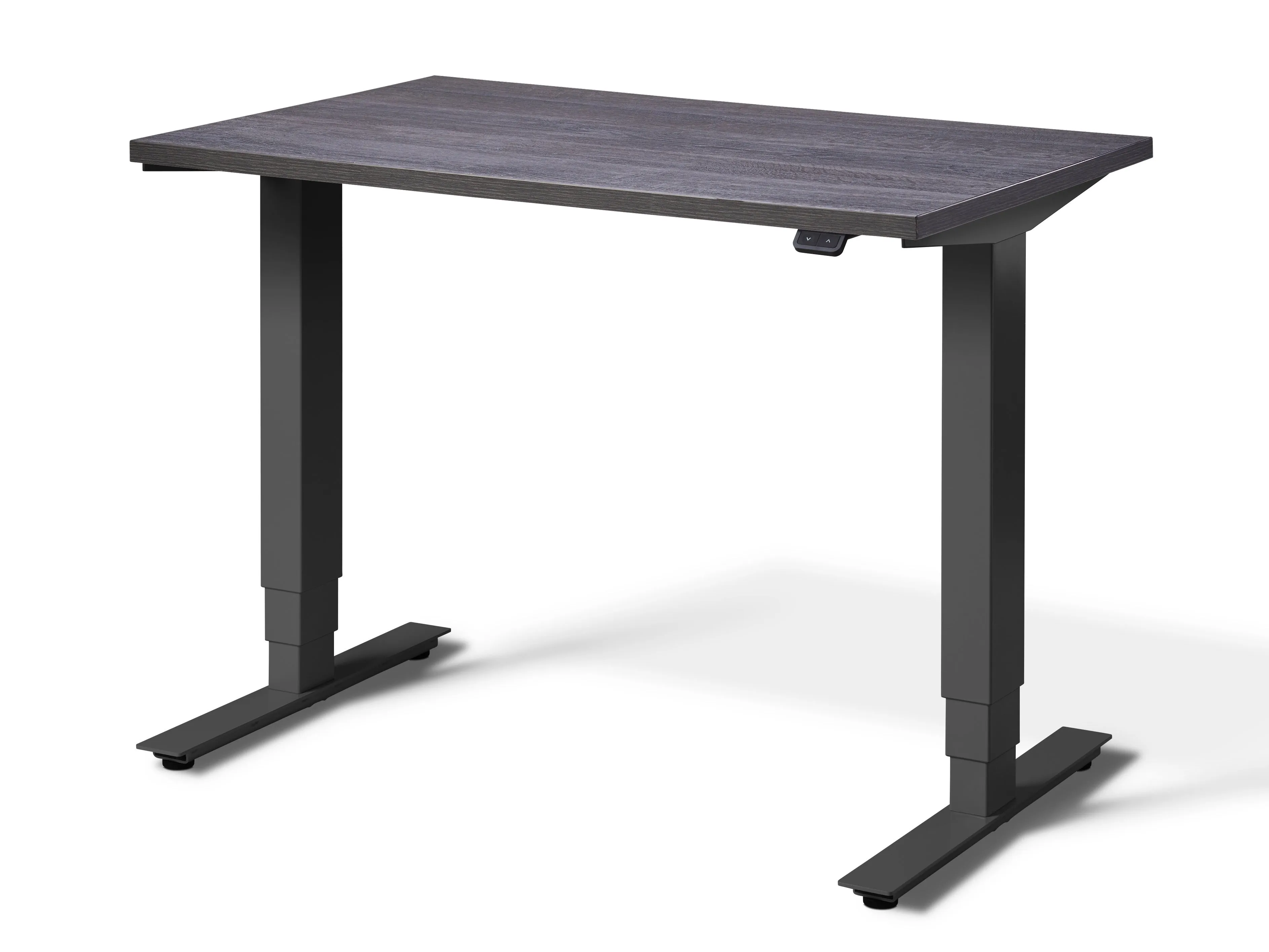 Stockholm Small Adjustable Standing Desk - Anthracite edition 1m x 0.6m (with Bluetooth Control)