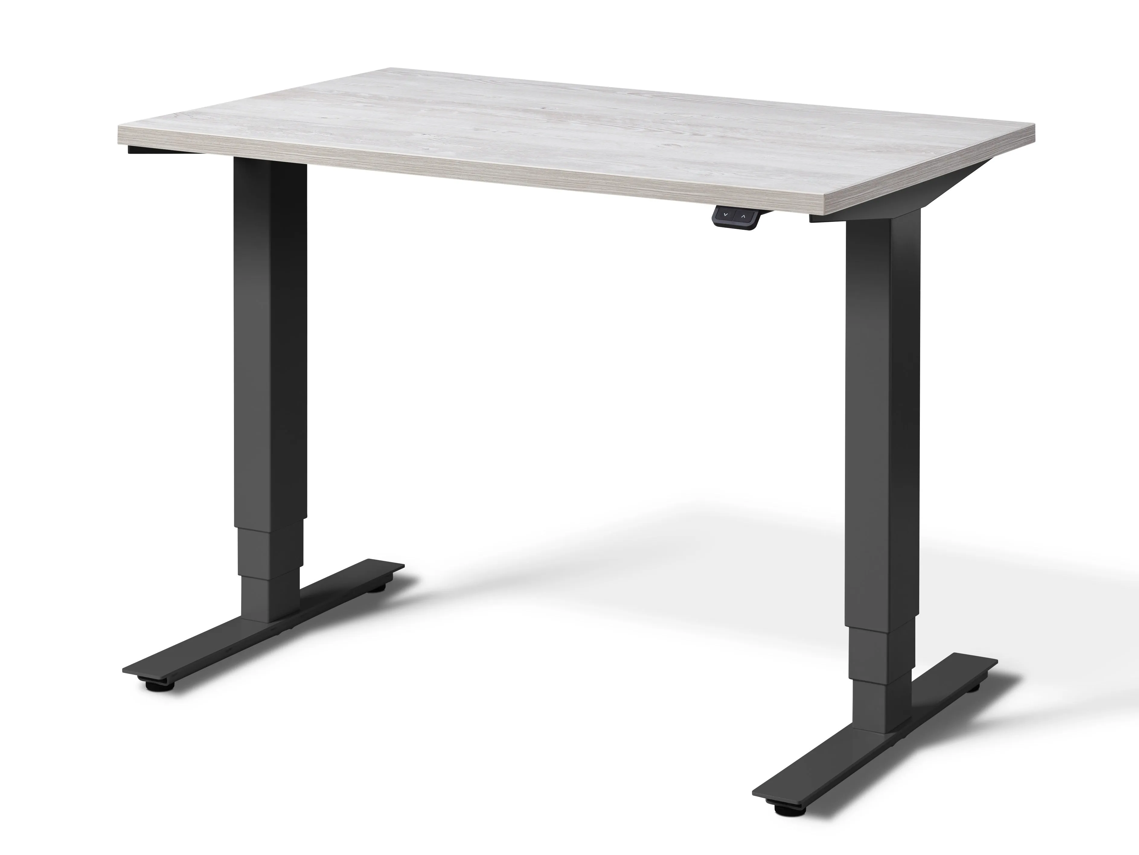 Stockholm Small Adjustable Standing Desk - Anthracite edition 1m x 0.6m (with Bluetooth Control)