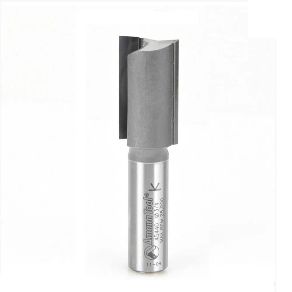 Straight Plunge Router Bit | 2 Flute | Various Dia x 1 1⁄4 x 1⁄2" Shank | 45440 | 738685854402