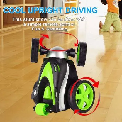 Stunt Car Vehicle 360°Rotating Rolling Radio Control Electric Racing Car