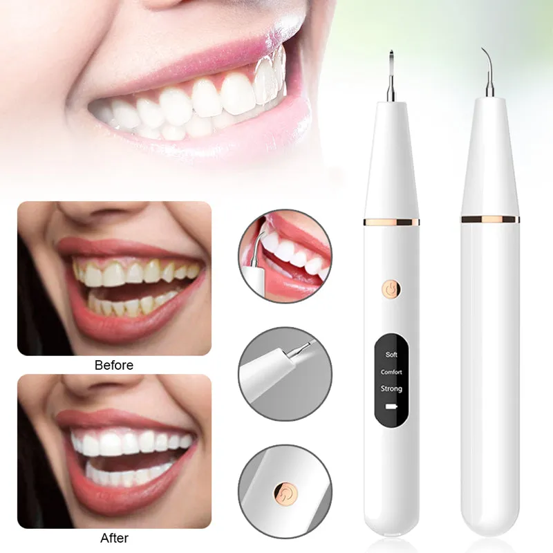 Teeth Scaling Electric Dental Scaler Ultrasonic Plaque Remover Tooth Cleaner