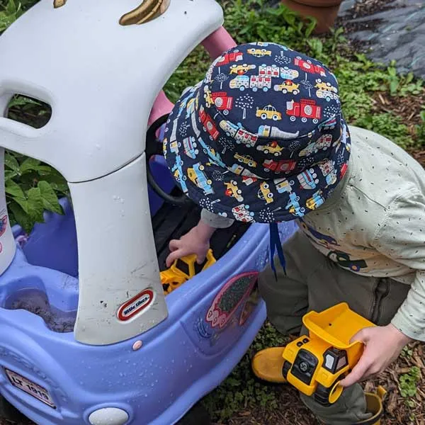 The Summer Bucket Sun Hat, sewing pattern and instructions, digital format