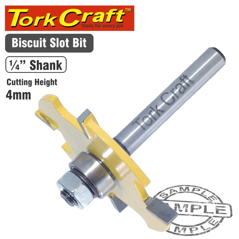 TORK CRAFT ROUTER BIT BISCUIT JOINT 4MM CKP7004