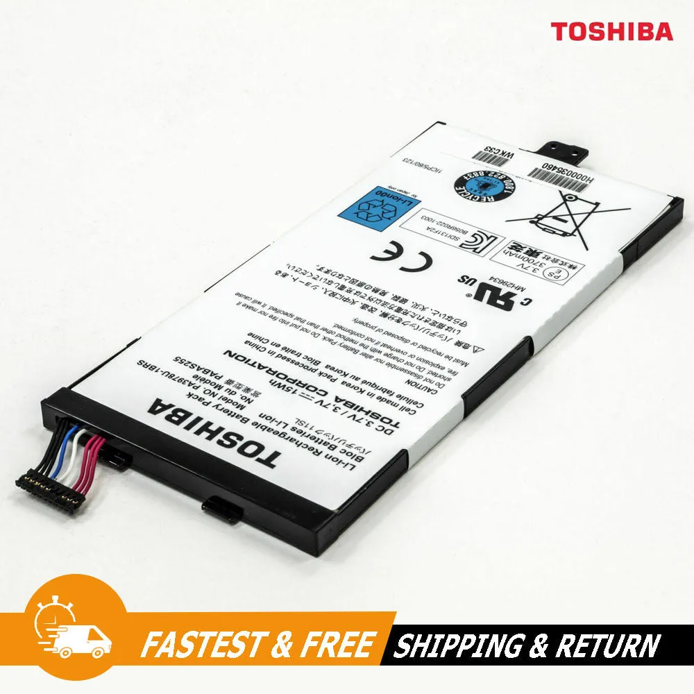 TOSHIBA Notebook Battery Thrive AT1S5 15W Li-ion 3.7V 3700MAH H000035460