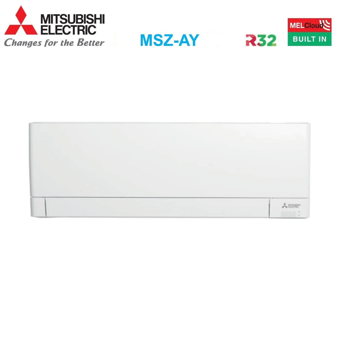 Unità Interna a Parete Mitsubishi Electric Linea Plus serie MSZ-AY 15000 Btu MSZ-AY42VGKP R-32 Wi-Fi Integrato