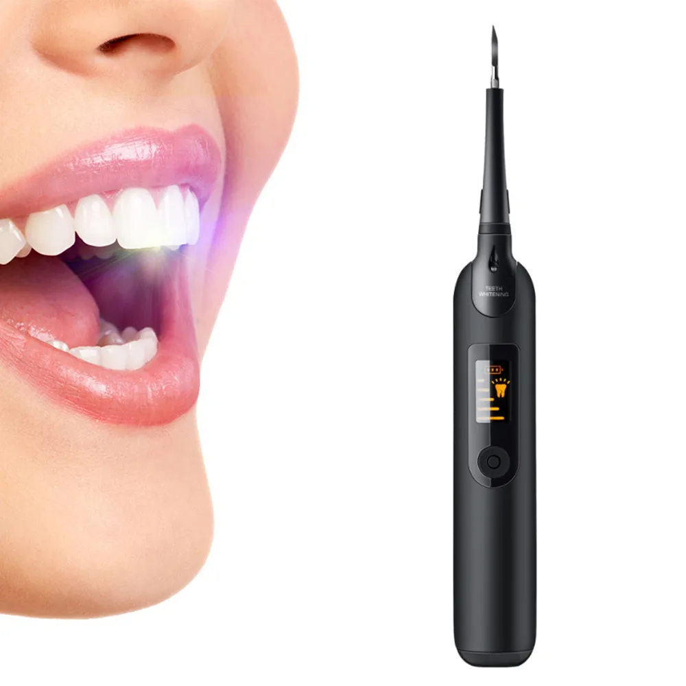 USB Rechargeable Electric Dental Calculus Tooth Cleaner with LED HD Screen