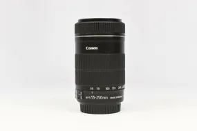 USED Canon 55-250mm f/4-5.6 EF-S IS STM Lens