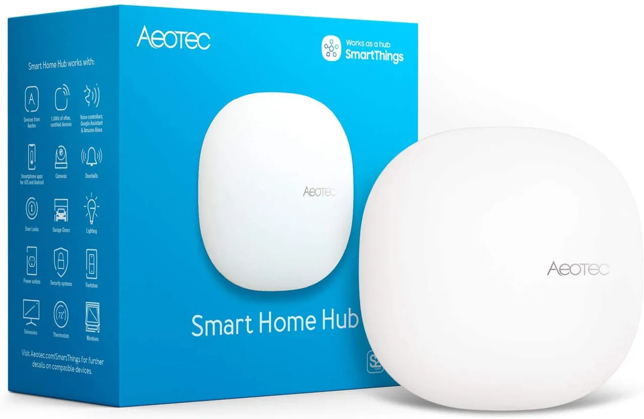 (USED/OPEN-BOX) Aeotec GP-AEOHUBV3US Smart Home Hub for SmartThings (Supports Z-Wave, Zigbee & more)