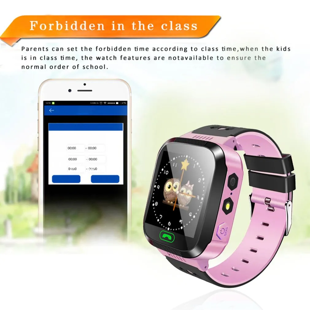 Y03 Smart Watch Multifunction Children Digital Wristwatch Alarm Baby Watch With Remote Monitoring Birthday Gifts For Kids