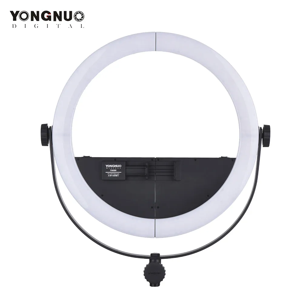 Yongnuo YN508S DAYLIGHT 16 Inch LED Video Ring Light 5500K Dimmable with U-type Bracket for Photography Livestream Vlog Studio